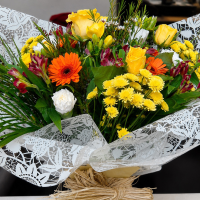 Sunrise - A warm selection of flowers
